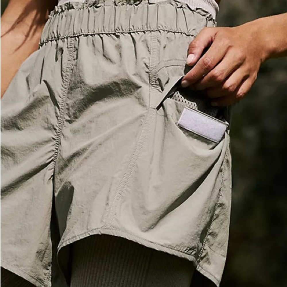 FP Movement Grey Olive In The Wild Short NWT